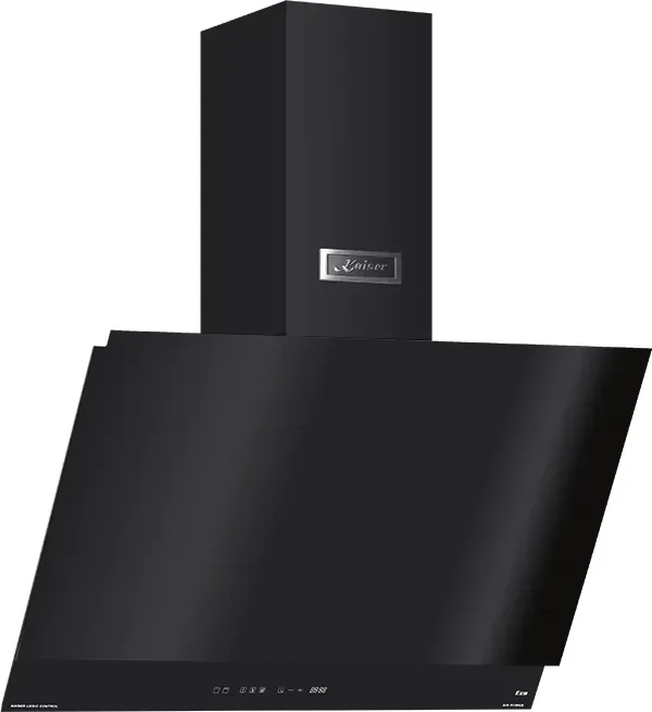 Kaiser AT 7410 F ECO  Dunstabzugshaube 70cm kopffrei Wandhaube Schwarzglas 1250m3/h