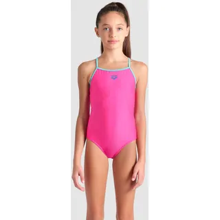 Arena Badeanzug Mädchen Light Drop Solid rosa|blau 10-11J