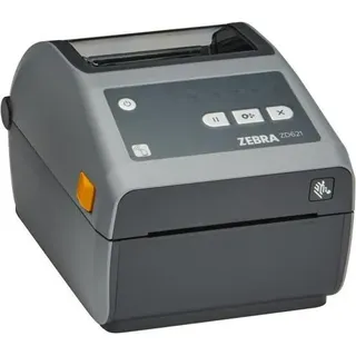 Zebra Technologies Zebra ZD621d, 8 Punkte/mm (203dpi), linerless, RTC, USB, USB-Host, RS232, BT, Ethernet, WLAN, grau (203 dpi), Etikettendrucker, - Thermodirekt - Rolle (10,8 cm)
