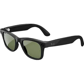 Meta Ray-Ban Meta Wayfarer, glänzend Schwarz, G15-Grün, AI Glasses