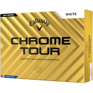 Callaway Chrome Tour Golfbälle, Weiß