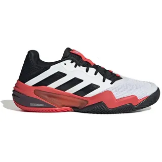 Adidas Barricade 13 Clay Herren weiß - Cloud White / Core Black / Lucid Red - EU 42 2/3