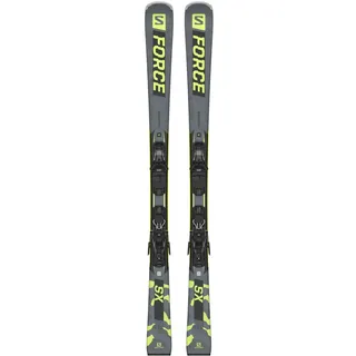 SALOMON E S/FORCE SX + M10 GW L80 - Uni., castelrock/past. neon lime/black (150 cm)