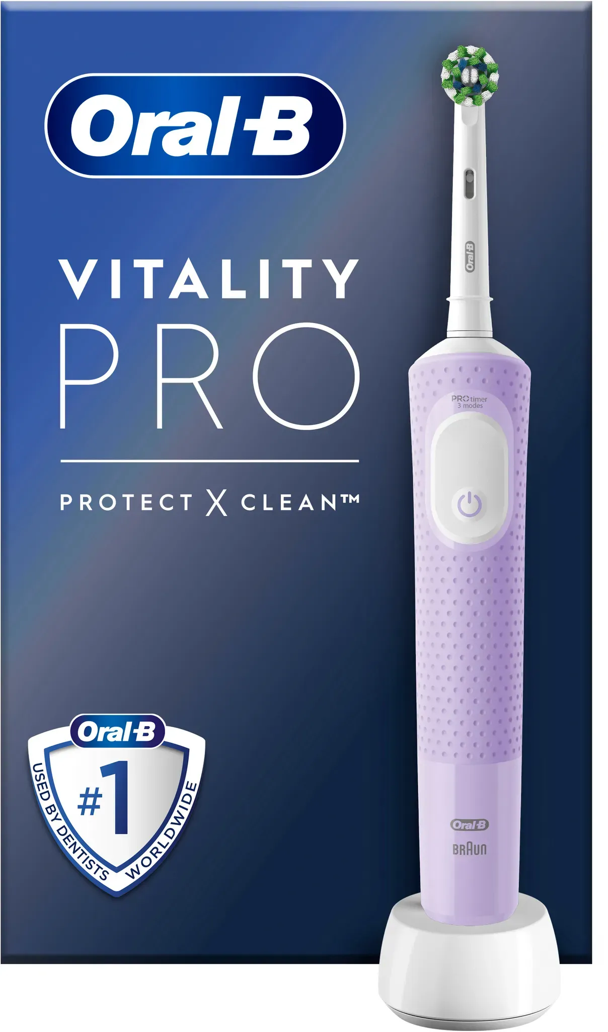 ORAL-B Vitality Pro D103 Hangable Box Lilac Violet