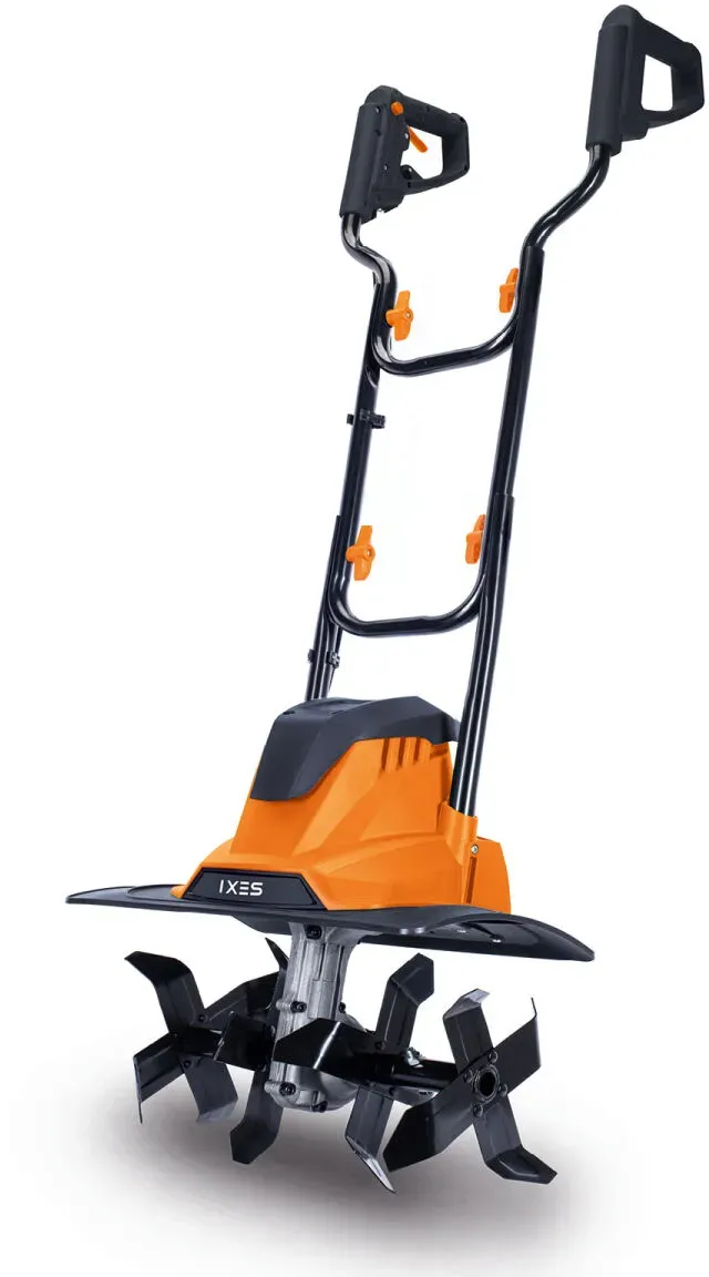 IXES Elektro Motorhacke Gartenfräse IX-EH38 | 360mm Arbeitsbreite | 1050W Leistung | 220mm Arbeitsti