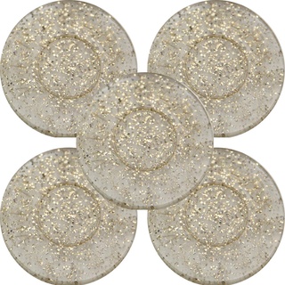 2000 Pfandmarken Wertmarken Durchmesser 30mm Farbe Gold-Glitter mit beidseitiger Aufschrift "Wertmarke" - Eventmarken Chips Jeton Token