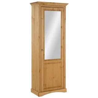 Home Affaire Rustic 100 x 80 x 35 cm beige / beige geölt mit Spiegel