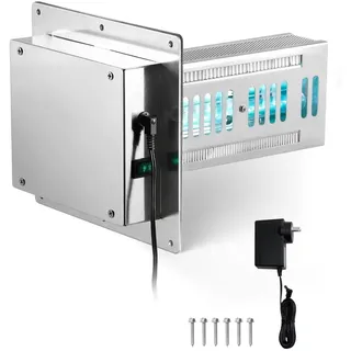 Vevor HVAC-Luftreiniger für das ganze Haus, 18 W, 254 nm, UV-UVC-Licht im Kanal für Klimaanlagenkanäle, Luftwäscher mit 2 Glühbirnen, HVAC-UV-Lampen mit Netzkabel, Air Purifier für Klimaanlagen