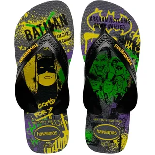 Havaianas Kids Max Herois Flipflop, Steel Grey/Black, 23/24 EU