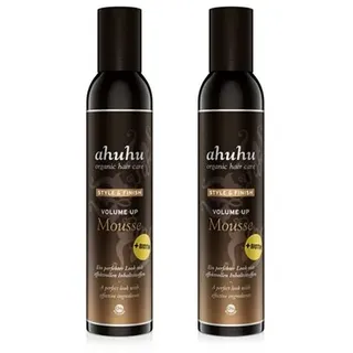 ahuhu organic hair care Volume Up Mousse + Biotin 2x300ml