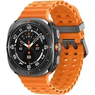 Samsung Galaxy Watch Ultra 2 [inkl. Kautschukarmband orange] 47mm Titangehäuse grau | Zustand: Neu & original versiegelt