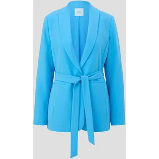 S.Oliver Blazer mit Bindegürtel, Hellblau, 44
