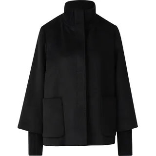 s.Oliver Jacke mit Stehkragen und Rippstrick-Manschette - 46