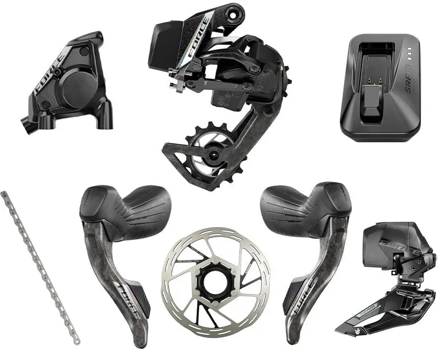 SRAM Force AXS HRD E1 Rennrad Gruppe 2x12