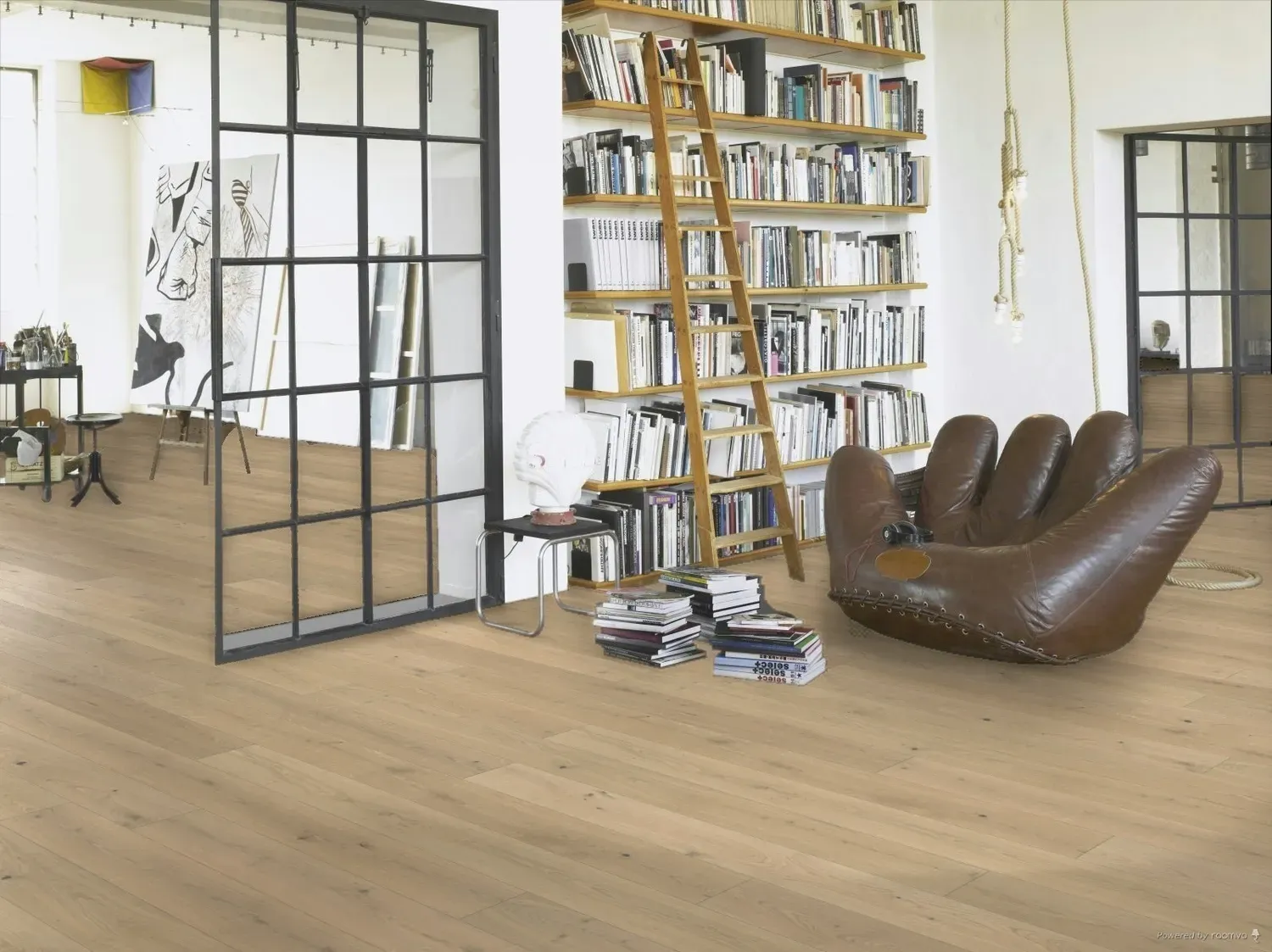 Parador Classic 3060 Parkett Eiche Soave Weiß Living Plus weiß matt lackiert Landhausdiele 2200x185x13 mm