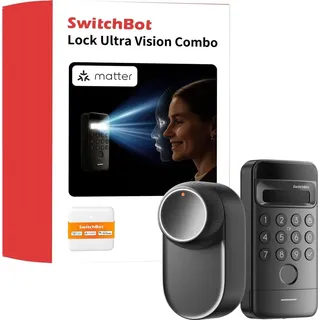 SwitchBot Smart Lock Ultra + Hub Mini Matter + Keypad Vision + gratis Toggle