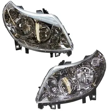 Atec 2x Scheinwerfer H7/H1 mit Stellmotor [Hersteller-Nr. 40575434] für Fiat, Citroën, Peugeot