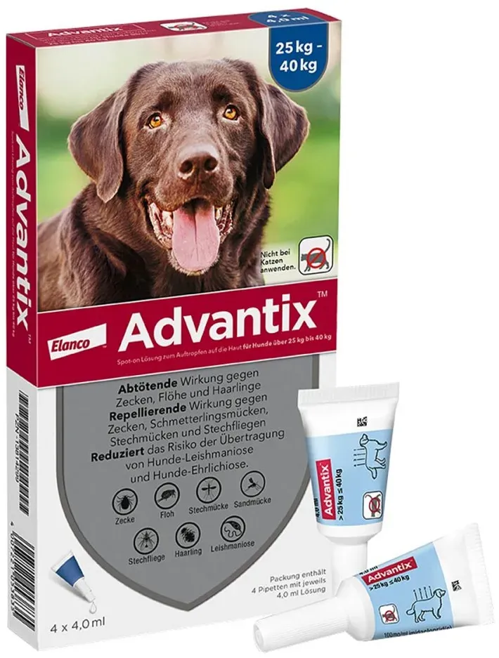 Advantix Spot-On für Hunde 25 - 40 kg