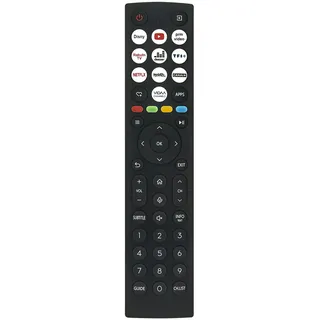 ALLIMITY ERF2AC36 Sprach Fernbedienung Kompatibel mit Hisense QLED 4K TV 65A7NQ 65A6N 43A7NQ 50A7NQ 55A7NQ