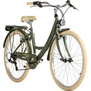 Dacapo Damenfahrrad 26'' Toscana Damen Bike Grün Oregano 6 Gänge RH 41 cm