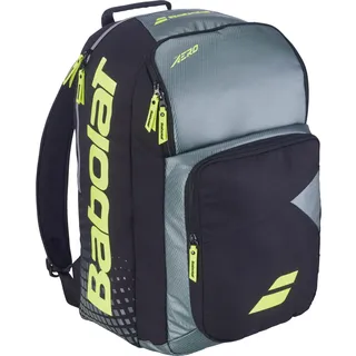 Babolat Pure Aero Tennisrucksack metallic Grau/Schwarz/Fluo Gelb)