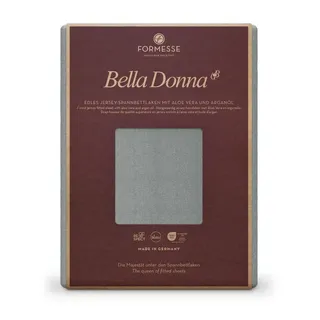 Topper Spannbetttuch La Piccola 200x200 cm | zement - grau