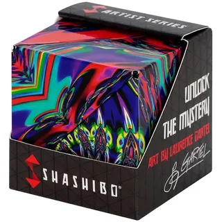 SHASHIBO Formwechsel Zauberwürfel - Preisgekrönt, Patentiert - Anti Stress Spielzeug - 36 Seltenerdmagnete - 3D Infinity Cube - Shashibo Magnetwürfel in Über 70 Formen Verwandelbar (Chaos)