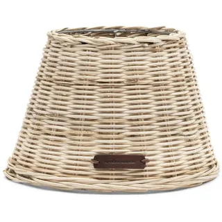 Riviera Maison Lampenschirm klein Rattan oval rustikal Lampenschirm Schilfrohr Ø 24 cm, handgeflochten - Rustic Rattan Naxos Lampshade - (ØxH) 24x18