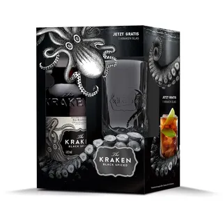 Kraken Black Spiced 40,0 Vol.-% in der Geschenkverpackung - Rum mit einzigartig-würzigem Geschmack (1 x 0,7 l)