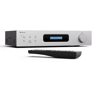 Auna Art22 Amplifier DAB+ Radio – 2x60 W, Optische & Koaxiale Eingänge, FM-Tuner, CD/DVD-Wiedergabe, Fernbedienung...