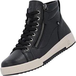 Rieker Sport Schnürboots , Stiefelette, High Top Sneaker, Freizeitboots mit Reißverschluss RIEKER Sport nachtblau