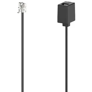 Hama Telefon (analog) Verlängerungskabel [1x RJ11-Stecker - 1x RJ11-Buchse] 6m Schwarz