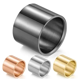 Axcroo Edelstahl Eichelring Extra Dicker Penisring Glansring Metall Cockringe Cock Ring Penis Eichel Intimschmuck Klein Vorhaut Ringe Sex Spielzeug für Männer Verzögerung Ejakulation (Gold-22mm)