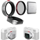 Freewell Fuji X100 Series Real Lens Hood (Silver) (Fujifilm X100VI), Kameraschutz, Silber