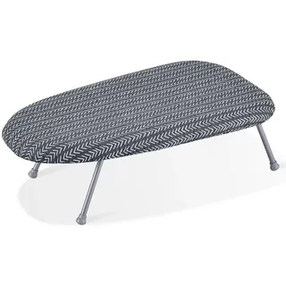 Vevor Bügelbrett Dampfbügelbrett 2 Stk, Tragbarer Dampfbügeltisch, 3 Schichten Klappbarer Bügeltisch Ärmelbügeltisch 595 x 365 x 187 mm,Bügeltischbezug aus Baumwolle Dampfbügelstation Bügeleisen