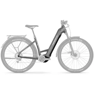 Haibike Trekking 7 Low 07w 27.5 ́ ́ 2023 Elektrischer Citybike Rahmen - Grey - L