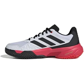 Adidas Courtjam Control 3 Tennis Shoes Tennisschuhe, FTWR White/core Black/Lucid red