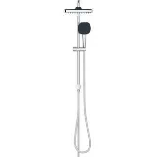 Grohe Vitalio Comfort 250 Flex Chrom Eckig Kopf- & Handbrause