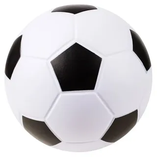Sport-Thieme Weichschaumball PU-Fußball Weiß-Schwarz, 20 cm
