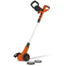 Dual Power Akku-Teleskop-Unkrautstecher POWDPG8060 - 20 V Unkrautstecher, ohne Batterie und Ladegerät, mit Nylon- und Stahlbürste, Gartengeräte zur Unkrautvernichtung
