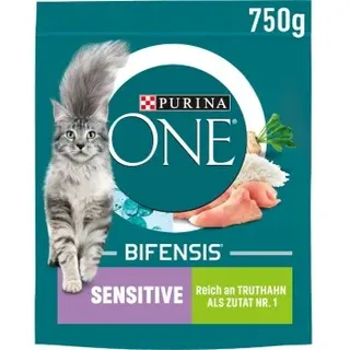 Purina One Sensitive Truthahn und Reis 750 g