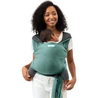 Moby Wrap, Babytrage, wendbares Tragetuch, Jade-Grey