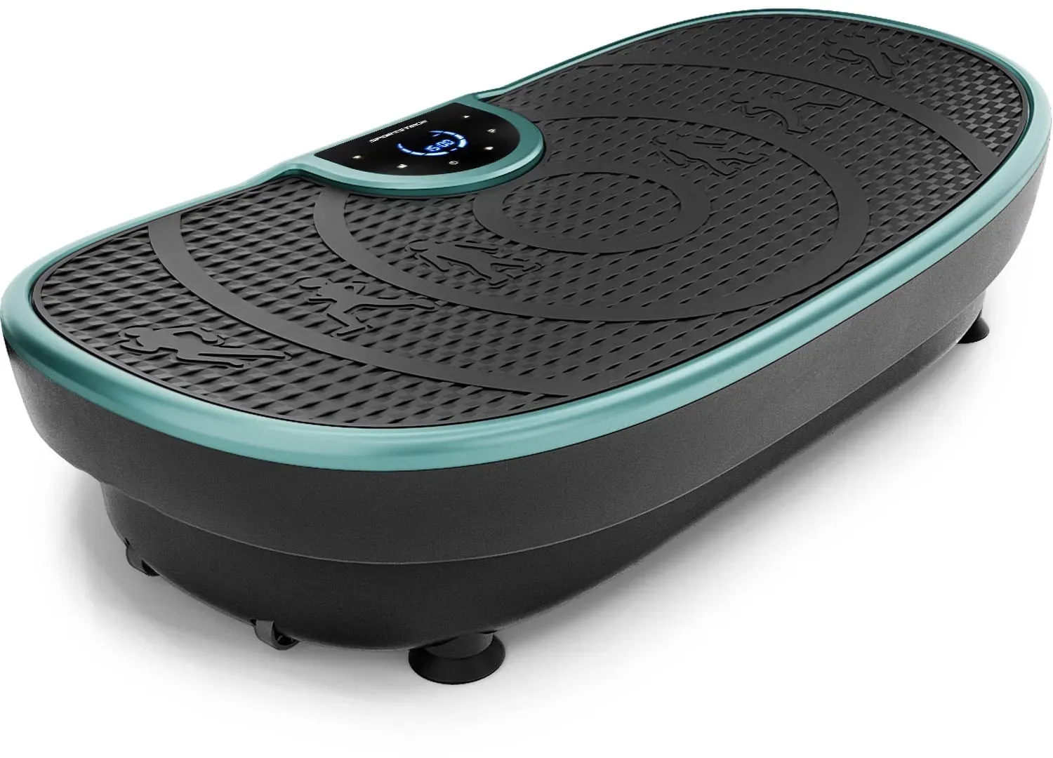 Sportstech Vibrationsplatte VP250, mit 4D Vibrations-Technologie, 60 Geschwindigkeitsstufen, LED Beleuchtung, verschiedene Modi, für Ganzkörpertraining