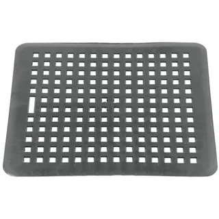 Wüllner + Kaiser Abtropfmatte Spülbeckeneinlage eckig Kunststoff 31,5 x 27 cm grau