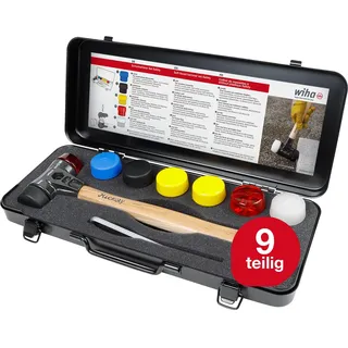 Wiha 44008 Schonhammer Set Safety mit gemischten Schlagköpfen, in Box