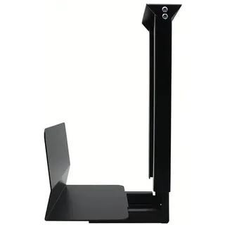 Home Deluxe PC-Halterung Schwarz, Metall, 24x42x16 cm, Arbeitszimmer, Schreibtische