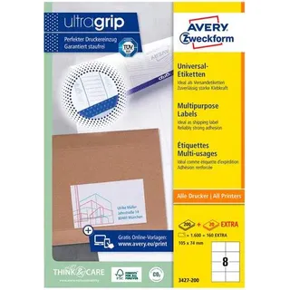 AVERY Avery-Zweckform 6138 Universal-Etiketten 1St.