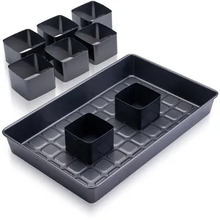 Zenker Zahlen- und Buchstaben Backform – 9-teiliges Set für kreative Backwerke, PFAS-freie Beschichtung, Hitzebeständigkeit +230 °C