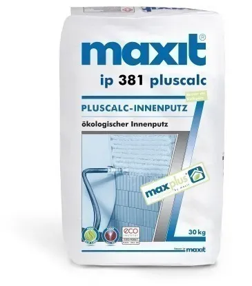 CO2-reduzierter Innenputz - maxit ip 381 pluscalc - 30kg