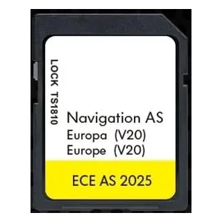 Generisch Kartenaktualisierung (GPS Navigation) - Europa - v20 ECE 2025 -KOMPATIBEL MIT Volkswagen Discovery Media 2 MIB2 - Navigation AS - SD Kartengröße 32 GB